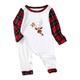 TUWABEII Holiday Deals Saving! Matching Family Sets Christmas Casual Printed Jumpsuit Romper Home Wear