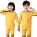 Esaierr Toddler Girls Boys Clothes Set Kids Thermal Underwear Long Pants Top Set 2PCS Warm Winter Set for Baby 2-14Y