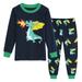 TAIAOJING Girls Sleepwear Pants Trousers Pajamas Toddler Kids Cartoon Boys Baby Set Outfits T-shirt Boys Outfits&Set 3-4 Years