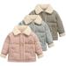 Esaierr Kids Toddler Puffer down Jacket for Boys Girls Baby Fall Winter Warm Outerwear Lapels Plaid Thick Snow Coat Little Boys Girls Winter Outerwear Size 2-10Y