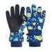 Uuszgmr Fall Winter Children Gloves Kid Cartoon Print Ski Gloves Thermal Gloves Thermal Cycling Gloves Kids Windproof Gloves