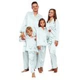 BKQCNKM Christmas Pajamas for Kids Christmas Pajamas Kids Children Satin Pajamas Set Solid Family Matching Sleepwear Suit Nightwear Loungewear Pants Soft Outfits Set Kids Pajamas Silver 140(Kid)