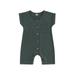 Canis Infant Boys Sleeveless Jumpsuit with Crew Neck and Button Closure for Summer