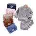 KYAIGUO Unisex Kids Baby Boys Girls Fall Winter Pajamas Pjs 2Pcs Set Fleece Jammies Set Sleepwear Set Toddler Warm Long Sleeve Sleep Outfits Thickened Warm Little Boys Girls Pj Outfits for 2-8T