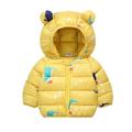 Autumn And Winter Warm Coat Children s Down Padded Jacket Baby Padded Jacket Small And Medium Sized Children s Clothes For Boys And Girls Baby Lightweight Padded Jacket Yellow 110(3 Years-4 Years)