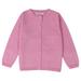 Funicet Kids Sweaters Girls Toddler Girl&boy Baby Infant Kids and Winter Sweater Candy Color Cardigan Solid Color Small Cardigan Children s Sweater Pink 18-24 Months