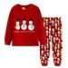 Boys Christmas Pajamas Kids Christmas Pajamas Cotton Long Sleeve Matching Holiday Pjs Set Toddler Boys Girls Kids Xmas Jammies Kids Christmas Pajamas Size 7