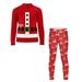 Baby Boy Christmas Outfit Party Toddler Boys Girls Kids Christmas Activewear Children Leggings Shirt Birthday Christmas Outfit Boys Christmas Pajamas Size 6-7