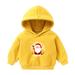 Baby Girls Sweatshirts Fall Winter Xmas Christmas Prints Pullover Sweatshirt Solid Plus Babies Hooded Color Tops Festival Warm Tops For Child