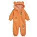 Disney Winnie the Pooh Tigger Newborn Baby Boys Zip Up Coverall Orange Newborn