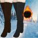 Herrnalise Christmas Gifts Women s 2 Pairs High Fuzzy Socks Over Knee Winter Leg Warmers Plush Slipper Socks For Women Christmas Home Sleeping