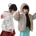 KYAIGUO Kids Baby Boys Girls Puffer down jacket Hooded Outerwear Autumn Winter Short Cute Little Girls Warm Hooded Puffer Lightweight Puffer Jacket Coat for 1-6T