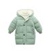 AherBiu Girls Long Puffer Coats Lightweight Windproof Zipper Button Hooded Long Sleeve Jackets with Pockets