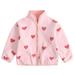 Aofany Baby Infant Keep Warm Coat Long Sleeve Tops Printing Zipper Jacket Clothes