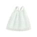 Toddler Baby Girls Tulle Tutu Dress Sleeveless Flowers Summer Birthday Party Princess A-line Dress