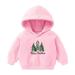 HBYJLZYG Christmas Hoodies Sweaters Toddler Baby Xmas Tree Sweatshirts Long Sleeve Pullover Xmas Printed Novelty Xmas Tops For The Baby Gift