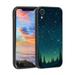 Evergreen-star-constellations-4 phone case for iPhone XR for Women Men Gifts Flexible Painting silicone Shockproof - Phone Cover for iPhone XR