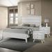 Enitial Lab Jamere 3 Piece Bedroom Set Wood in Brown/White | 51.88 H x 79.38 W x 84.63 D in | Wayfair IDF-7465WHEK2NS