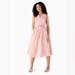 Kate Spade Dresses | Kate Spade Pink Gingham Burnout Dress Size 6 Nice | Color: Pink/White | Size: 6