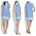 Madewell Dresses | Madewell Chambray Sunstitch Tunic Dress, Light Blue/White, Size Xs | Color: Blue/White | Size: Xs