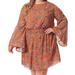 Jessica Simpson Dresses | Jessica Simpson Women’s Amella Dress Winding Trail Size 1x Nwt | Color: Brown | Size: 1x