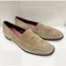 Kate Spade Shoes | Kate Spade Womens Suede Loafers Size 9.5 M Flats Pink Sole Beige Made In Italy | Color: Pink | Size: 9.5