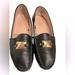 Kate Spade Shoes | Kate Spade Black Carmen Loafers With Gold Accent | Color: Black/Gold | Size: 9.5