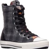 Converse Shoes | Converse Chuck Taylor Woolrich High Rise Boot. M5.5 W7.5 Plaid Wool Fits Size 8 | Color: Black/Gray | Size: 8