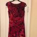 Ralph Lauren Dresses | Beautiful Red Floral Ralph Lauren Dress | Color: Red | Size: 6