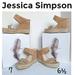 Jessica Simpson Shoes | Jessica Simpson Saphita Cork & Espadrille Platform Wedge Open Toe Sandals Sz 7 | Color: Cream/Tan | Size: 7
