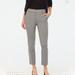 J. Crew Pants & Jumpsuits | J.Crew Slim Cropped Ruby Pant In Stretch Twill Size 00p | Color: Gray | Size: 00p