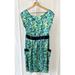 Lilly Pulitzer Dresses | Lilly Pulitzer Kimball Dress Hammered Silk Oops I Spilled It Again Green Blue 12 | Color: Green | Size: 12