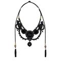 Gucci Jewelry | Gucci Beaded Gothic Necklace | Color: Black | Size: Os