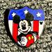 Disney Other | Disney Trading Pin ~ Mickey Mouse ~ Patriotic Characters Hidden Mickey ~ 2013 | Color: Blue/Red | Size: Os