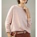 Anthropologie Tops | Anthropologie Xl Damiana Light Pink Dolman Top Long Sleeve Luxe Loungewear | Color: Pink | Size: Xl