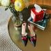 Gucci Shoes | Gucci Cherry Heels | Color: Black/Red | Size: 7