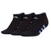 Adidas Accessories | Adidas Cushioned 3 No-Show Socks 3 Pairs Black / Blue / Grey Sz Med | Color: Black | Size: Os