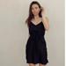 Madewell Dresses | Madewell Black Silk Summer Tank Mini Dress Size 2 | Color: Black | Size: 2