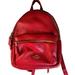 Coach Bags | Coach Small Pebbled Leather Red Backpack | Color: Red | Size: Os
