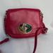 Coach Bags | Coach Cherry Red Mini Liv Leather Crossbody W/Chain Strap & Tassel Details Guc | Color: Red/Silver | Size: Os