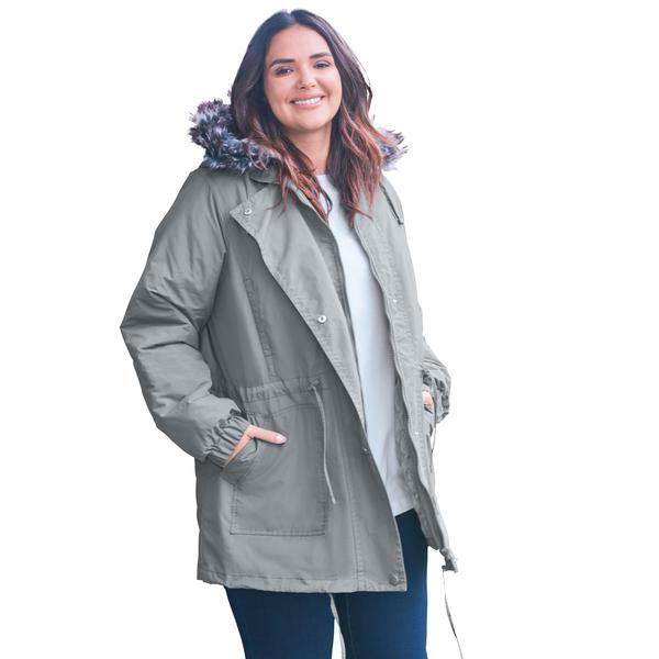 plus-size-womens-quilt-lined-taslon®-anorak-by-woman-within-in-gunmetal--size-2x--jacket/
