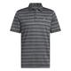 adidas Men's Mens Two Color Stripe Polo Shirt XS Nero