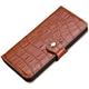 GDNIA Clamshell Phone Case, for Apple iPhone Xs Max/iPhone Xs/iPhone Xr Leather Shockproof Phone Cover Wallet Card Holders with Stand Feature and Buckle Closure (Color : Brown, Size : 6.1 inch)