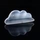 QAOUBJFV Home Goods Cloud Shaped Bowl Natural Selenium Crystal Gypsum Cast Disc Gem Home Bowl Decorating Gift