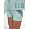 Strickhose ELBSAND, Damen, Gr. 44/46, N-Gr, blau (türkis), Feinstrick, Obermaterial: 50% Viskose (LENZING ECOVERO), 28% Polyester, 22% Nylon, unifarben, meliert, elegant, bequem kurz, Hosen, aus hochwertigem Strick, mit Logostickerei, Loungewear