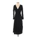 H&M Casual Dress - Midi: Black Polka Dots Dresses - Women's Size X-Small