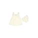 Splendid Dress - A-Line: Ivory Solid Skirts & Dresses - Size 3-6 Month
