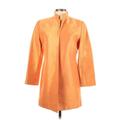 Linda Allard Ellen Tracy Silk Blazer Jacket: Orange Jackets & Outerwear - Women's Size 2