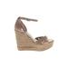 BCBGeneration Wedges: Tan Shoes - Women's Size 8 1/2