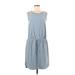 Athleta Casual Dress - Midi: Gray Solid Dresses - Women's Size Medium